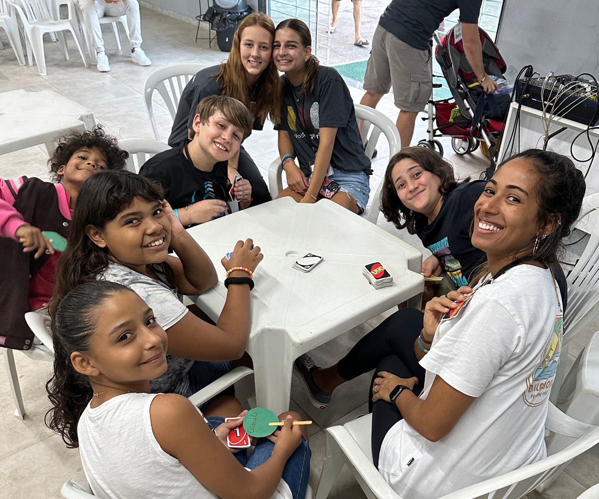 Global outreach with partners in Brazil